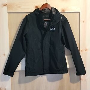 Helly Hansen Black Lightweight Rain Coat